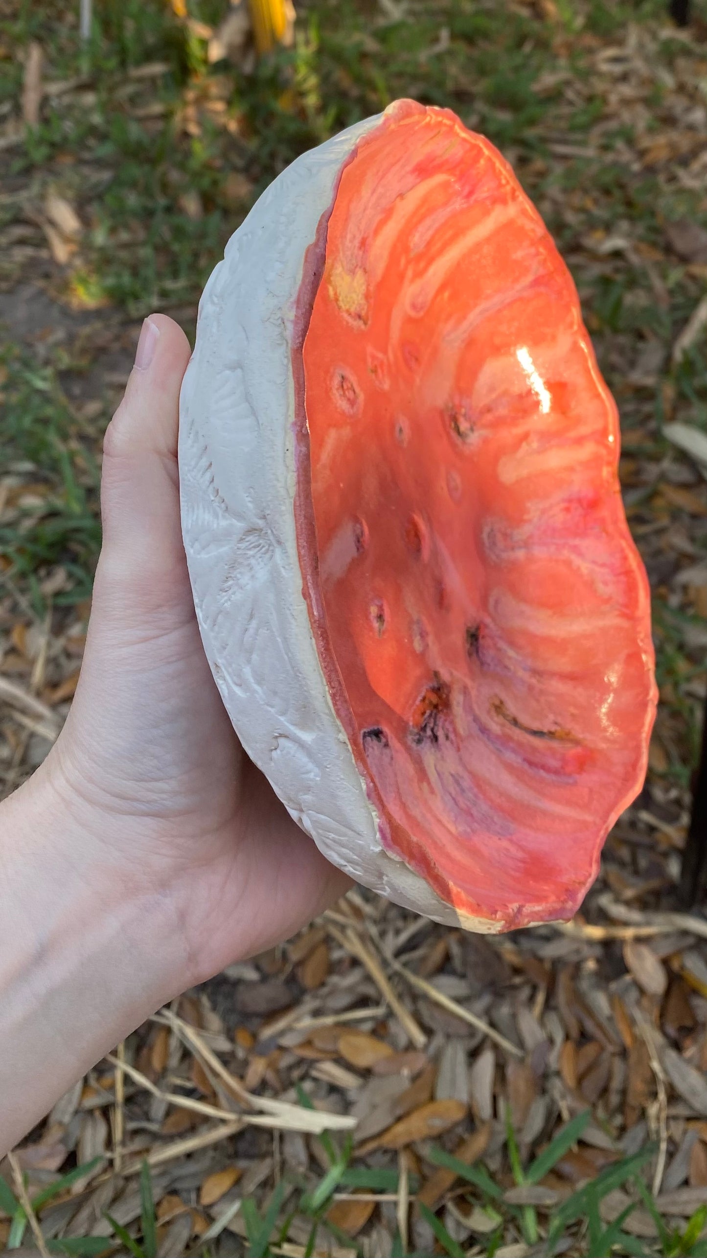 Made to order Wide Bowl Rainbow Flower Melt